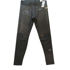 NEW  ADIDAS TECHFIT CONTROL X RHEON LEGGINGS PANTS BLACK HS9812 SZ XL